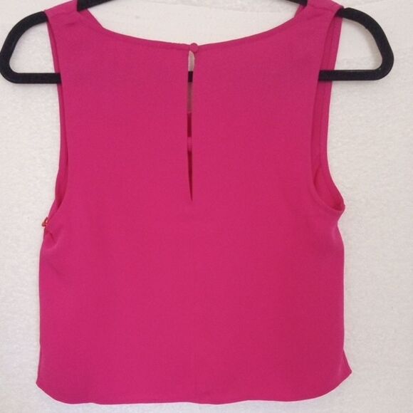 Pink Sleeveless Crop Top - Picture 3 of 4